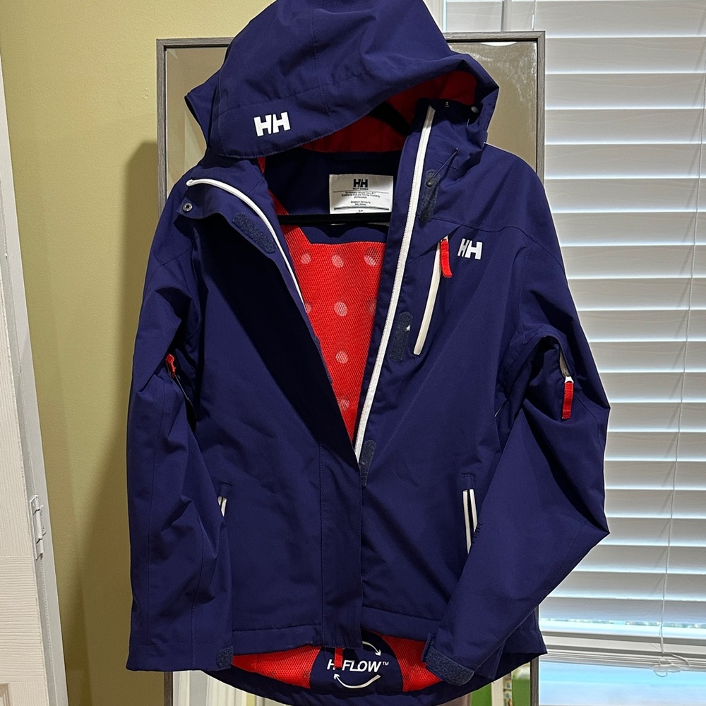 Helly Hansen Insulated Jacket with Red Accents